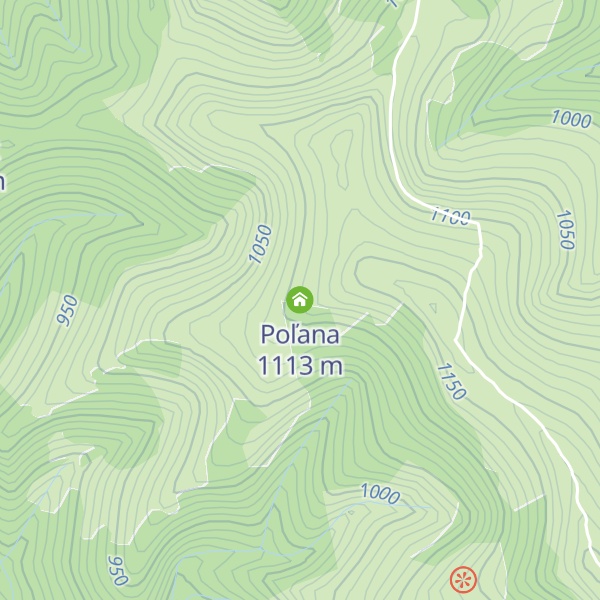 Map of Poľana