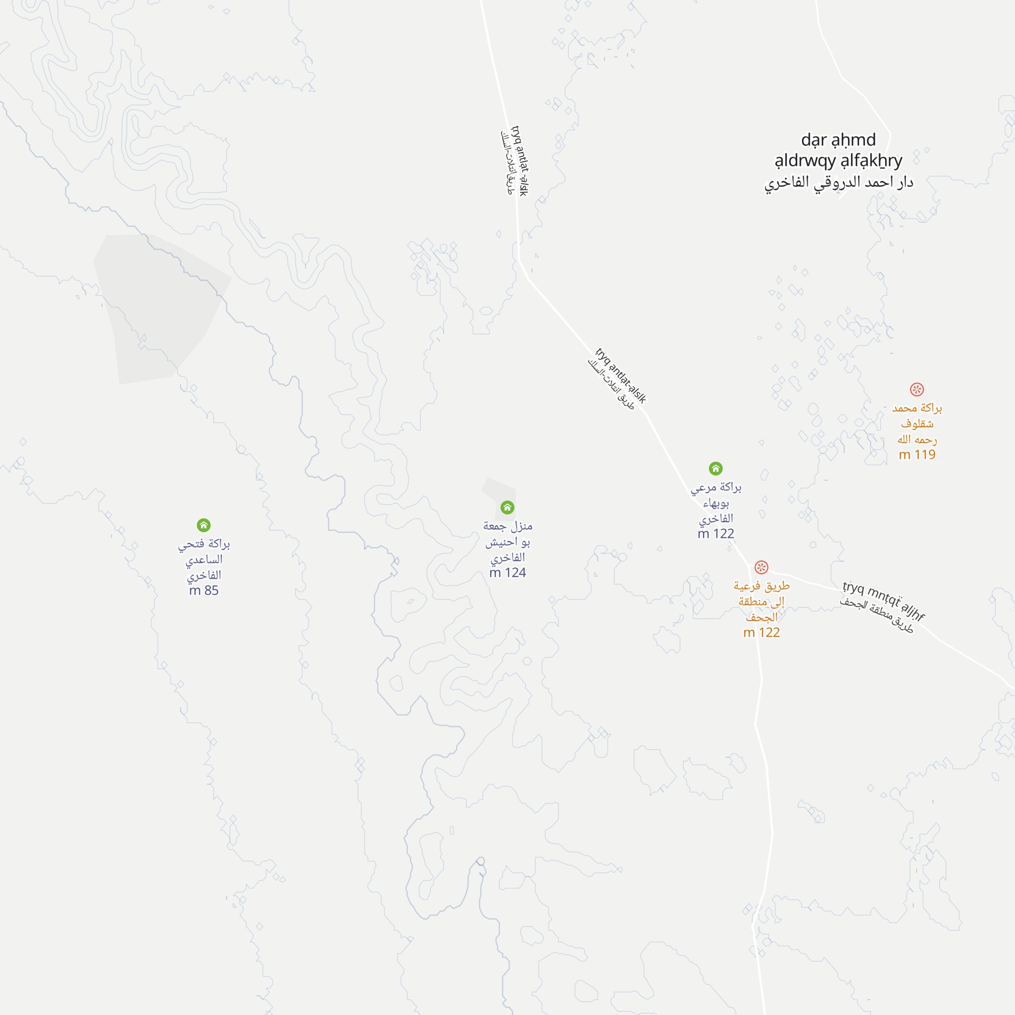 منزل جمعة بو احنيش الفاخري map