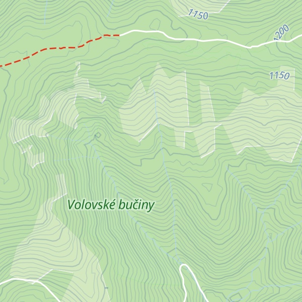 Map of Kováčova búda