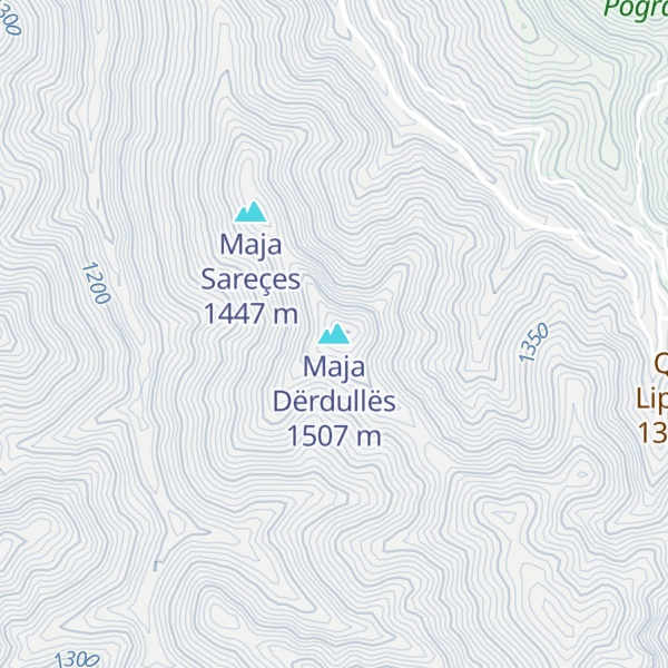 Map of Maja Dërdullës