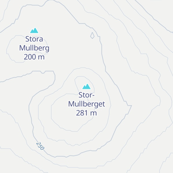 Map of Stor-Mullberget