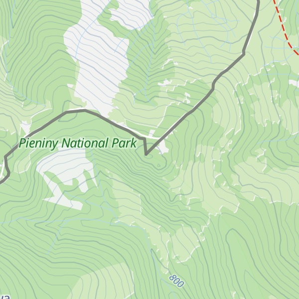 Map of Vrchriečky / Wierchliczka