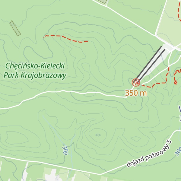 Map of Pierścienica