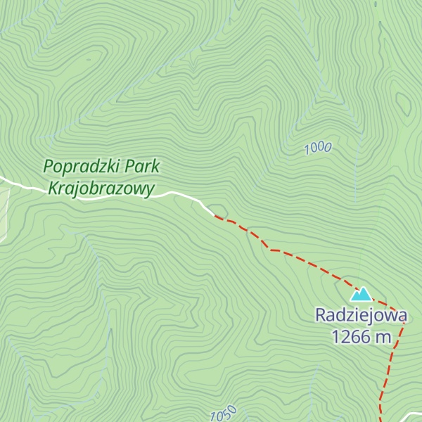 Map of Mała Radziejowa