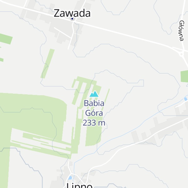 Map of Babia Góra