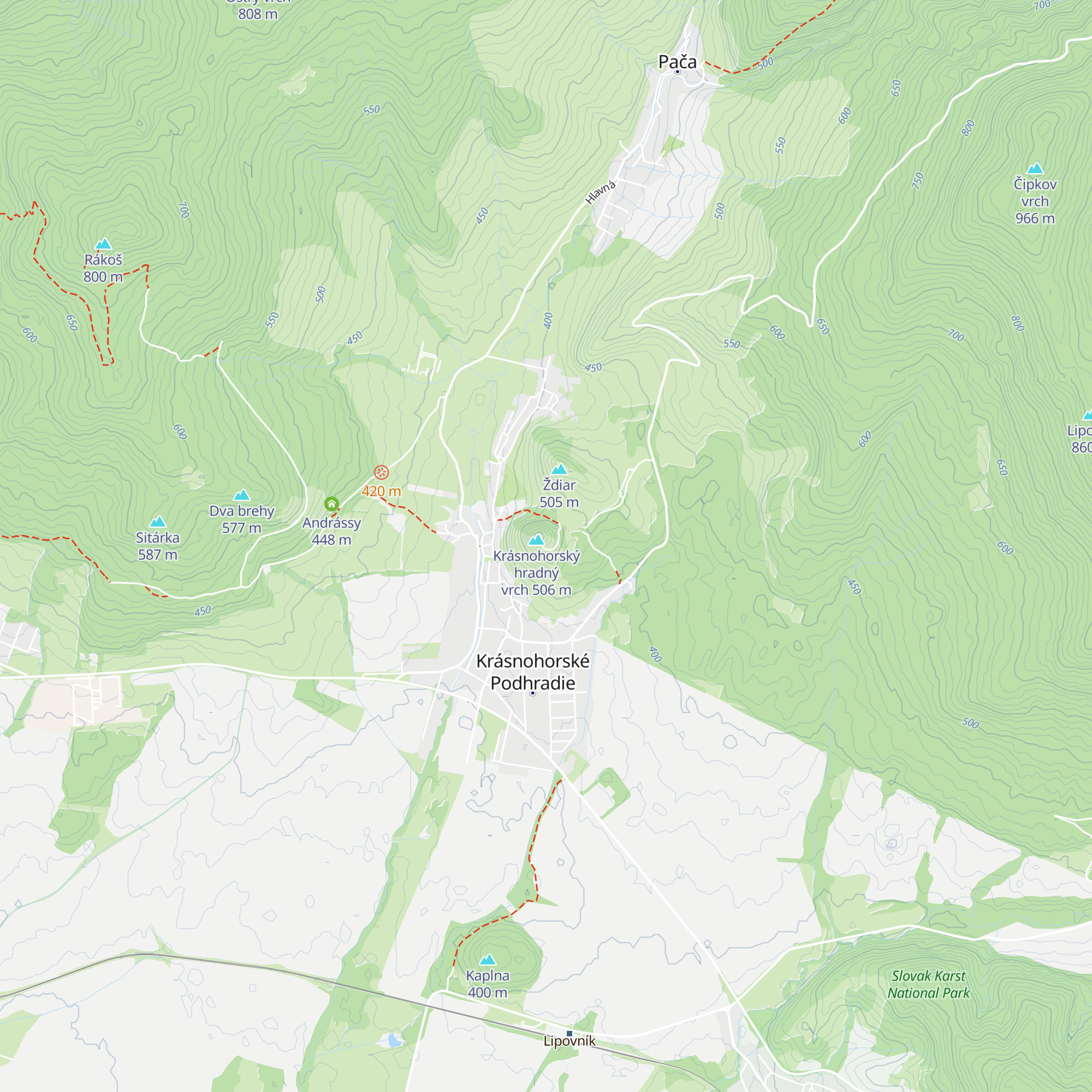 Kaplnka sv. Jána Nepomuckého map
