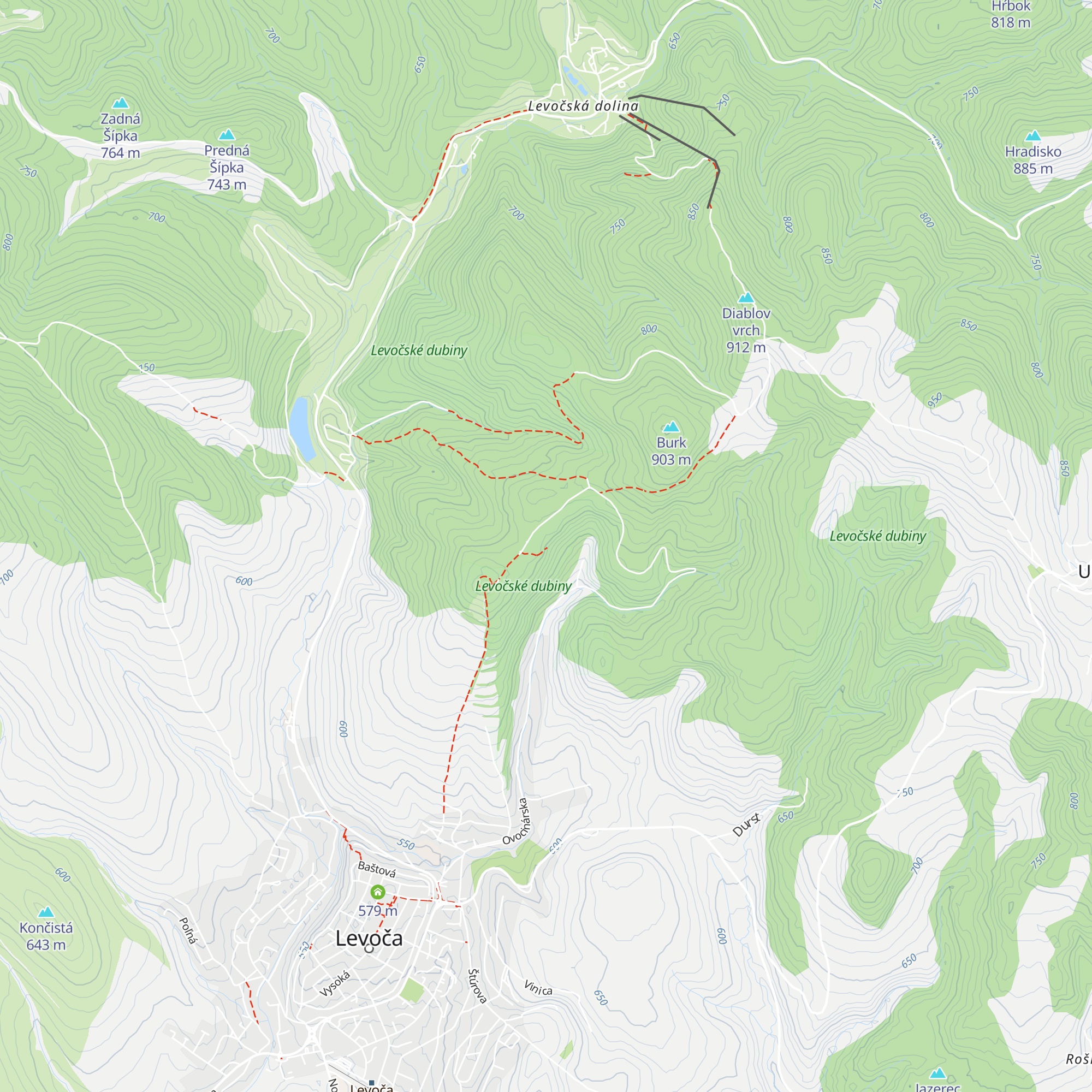 Kaplnka Panny Márie map