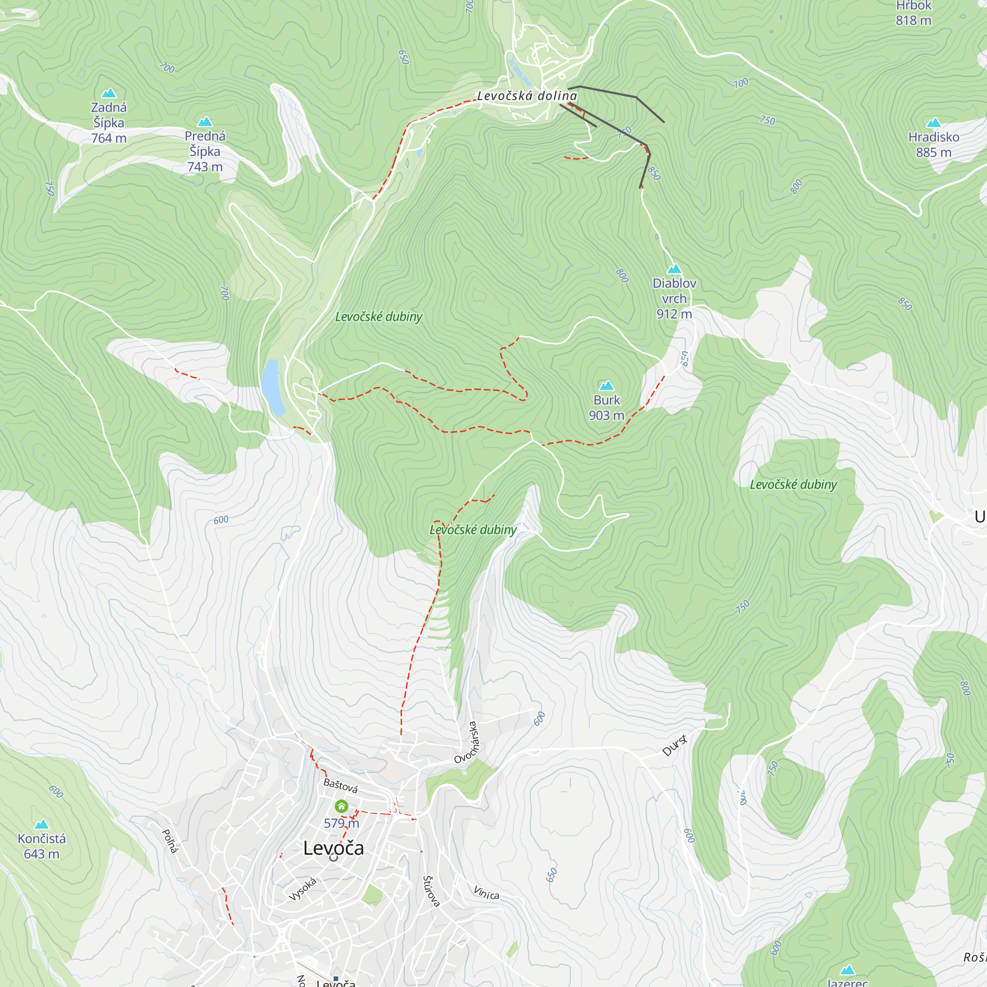 Kaplnka Panny Márie map