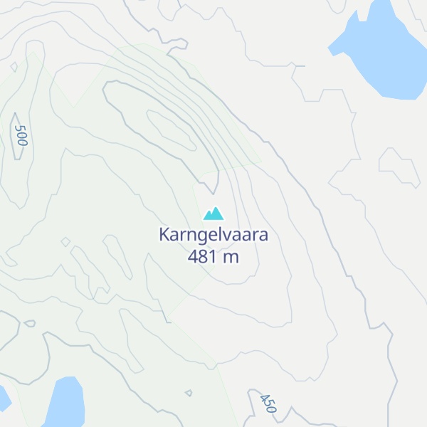 Map of Karngelvaara