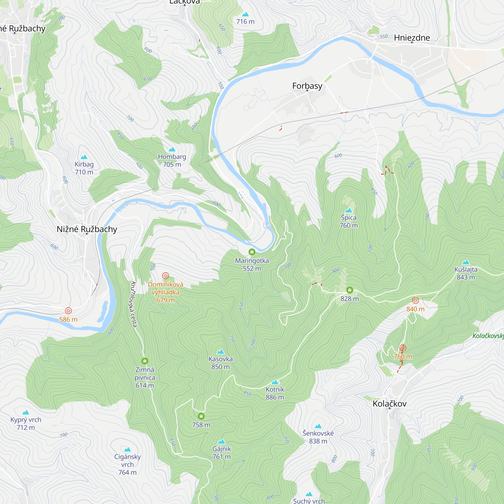 Maringotka map