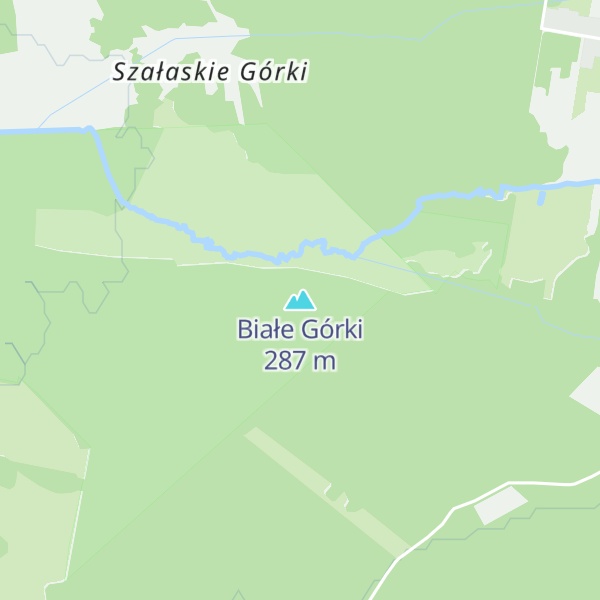 Map of Białe Górki