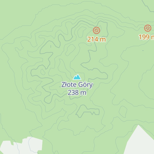 Map of Złote Góry