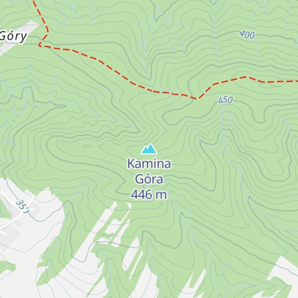Map of Kamina Góra