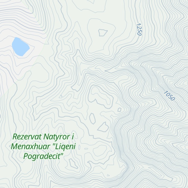Map of Maja Bari Bardhë