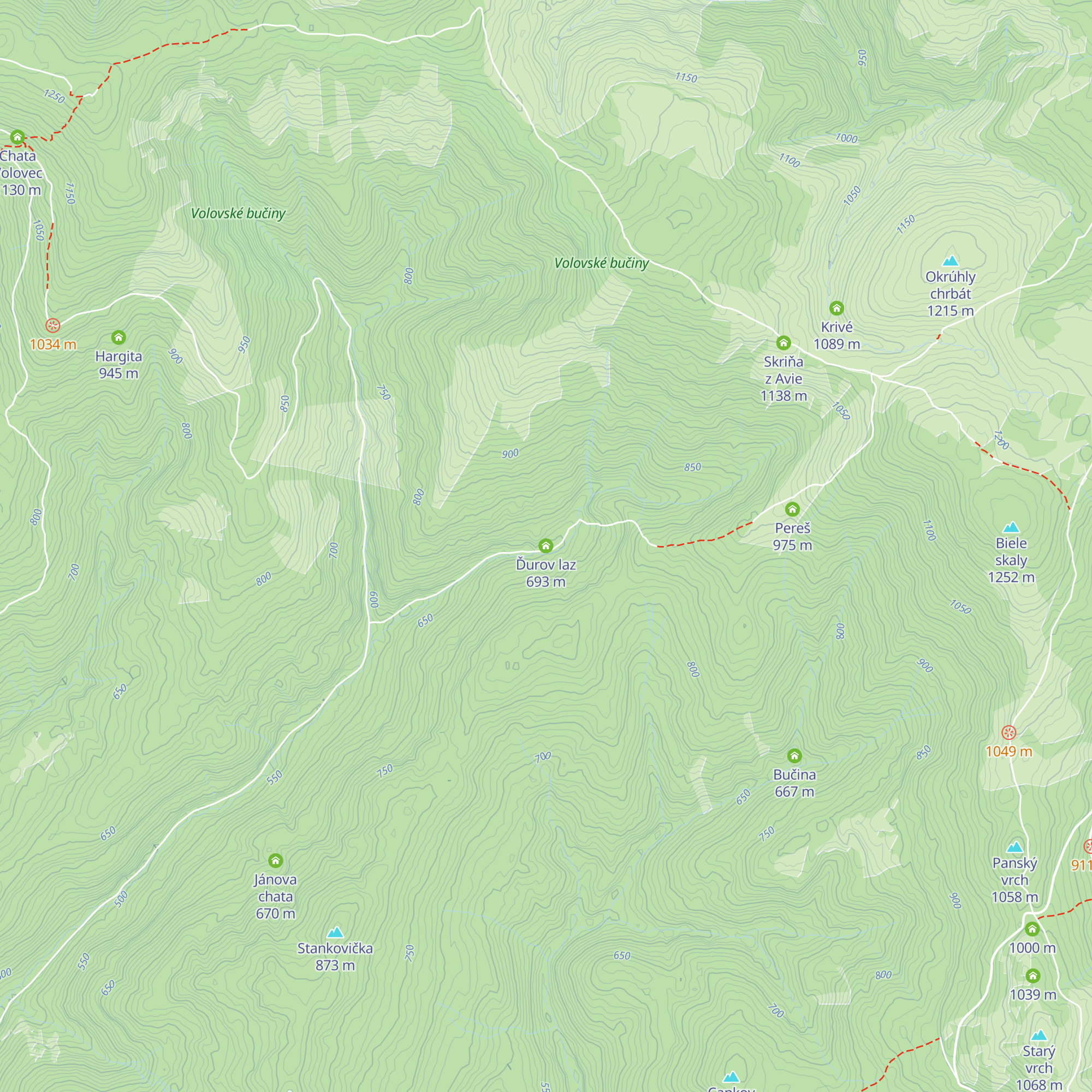 Ďurov laz map