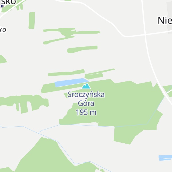 Map of Sroczyńska Góra