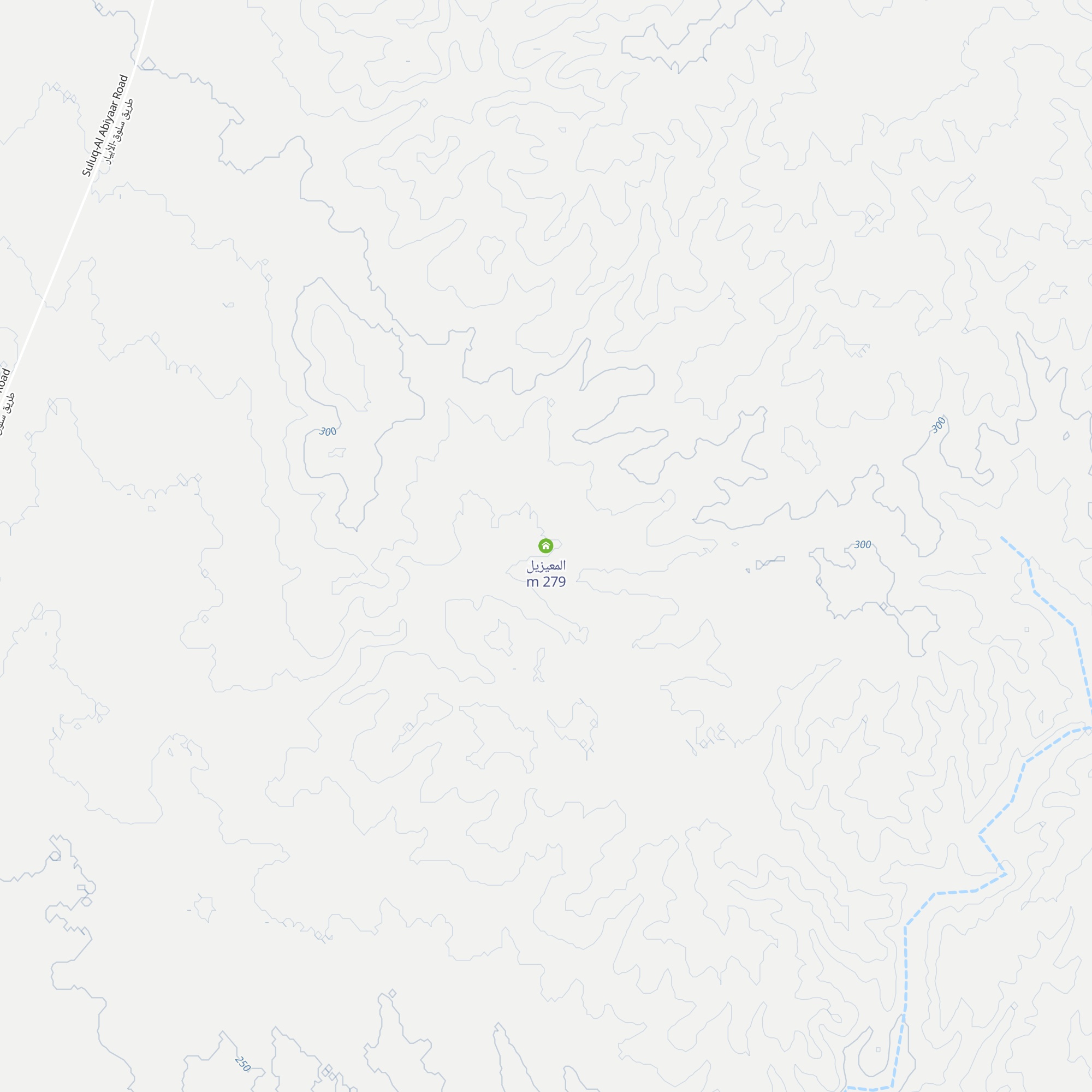 المعيزيل map