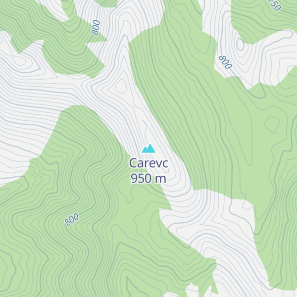 Map of Carevc