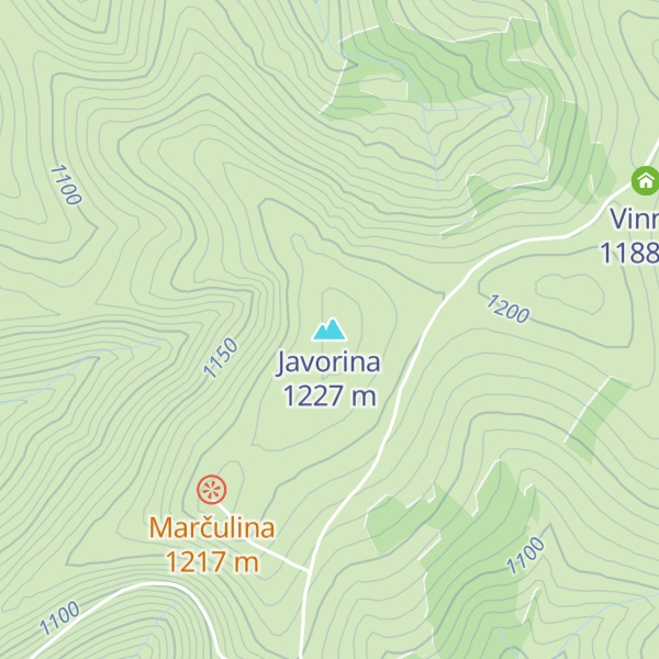 Map of Javorina