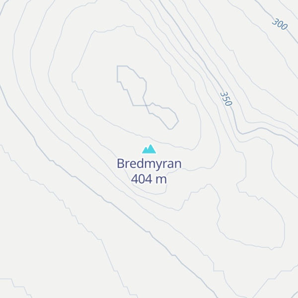 Map of Bredmyran