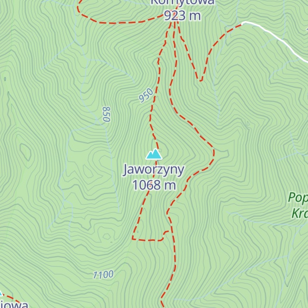 Map of Jaworzyny