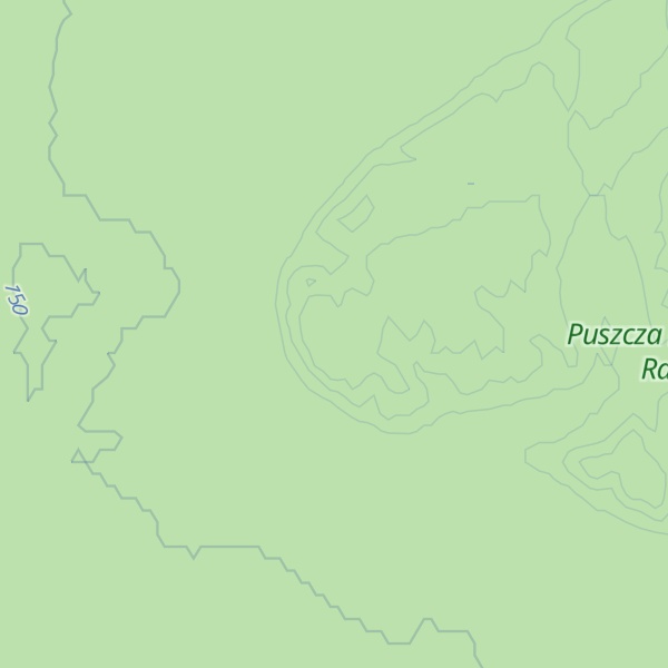 Map of Błędne Góry