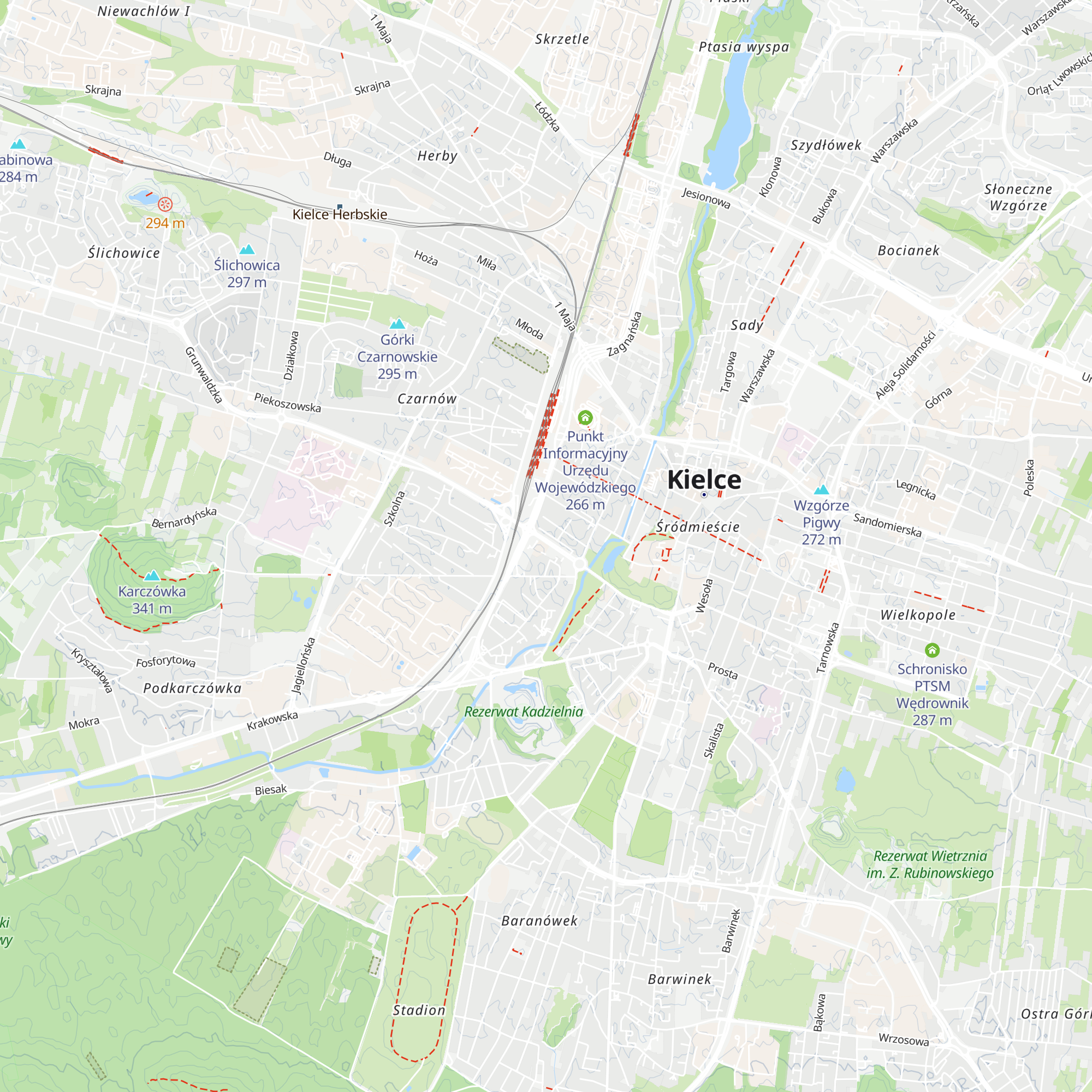 Punkt Informacyjny ZTM map