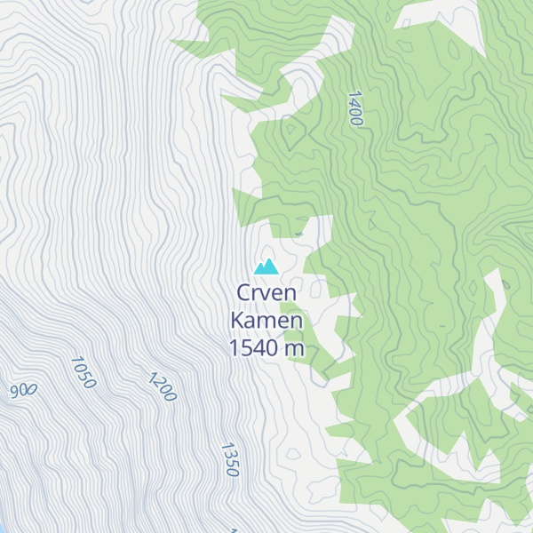 Map of Crven Kamen