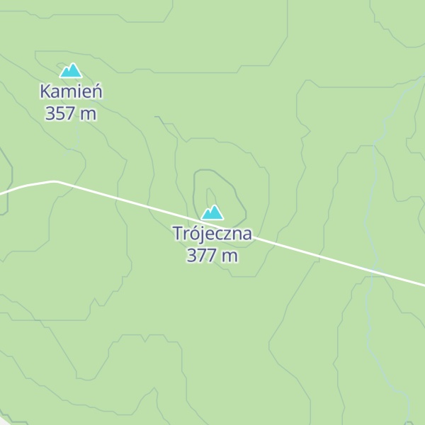Map of Trójeczna