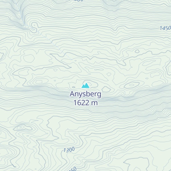 Map of Anysberg