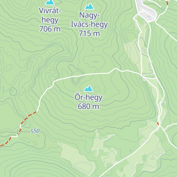 Map of Őr-hegy