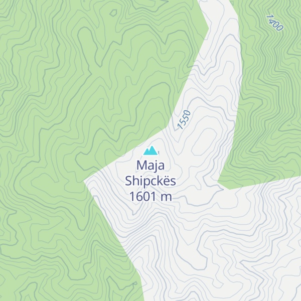 Map of Maja Shipckës