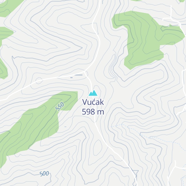 Map of Vućak
