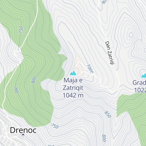 Map of Maja e Zatriqit