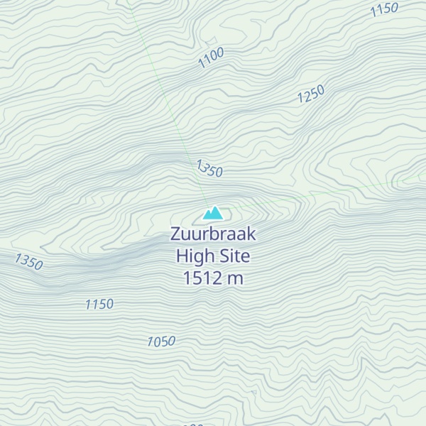 Map of Zuurbraak High Site