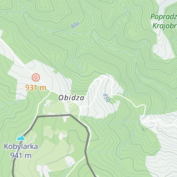 Map of Chatka Wątorówka
