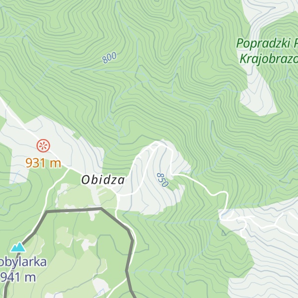 Map of Bacówka na Obidzy
