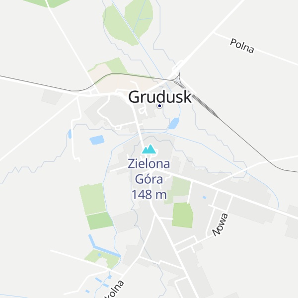 Map of Zielona Góra