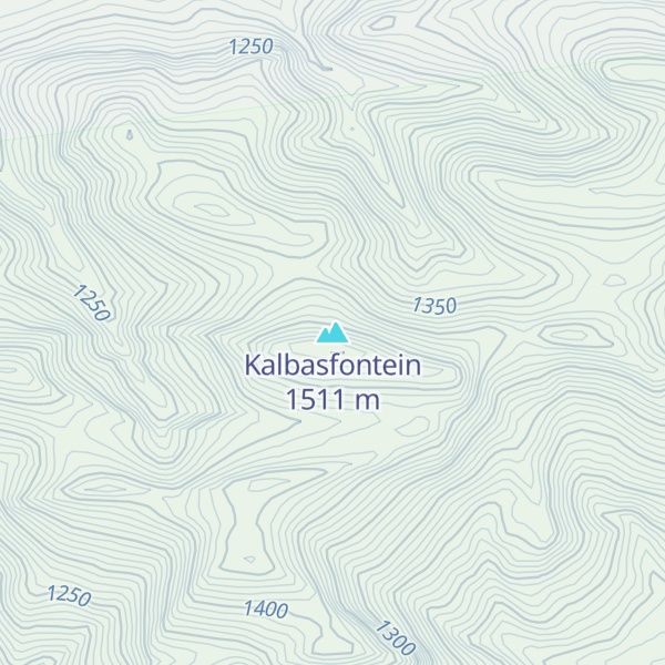 Map of Kalbasfontein