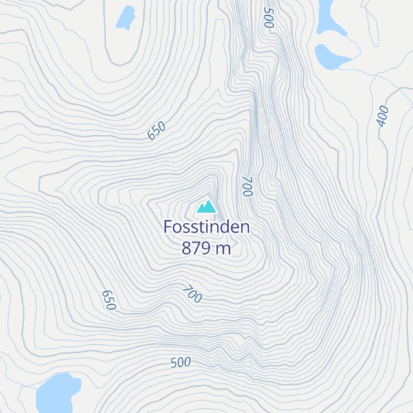 Map of Fosstinden