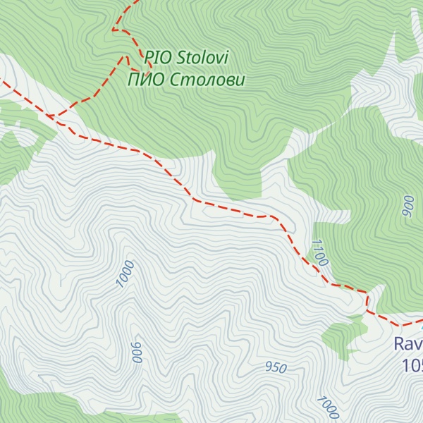 Map of Nilovska Prevoja