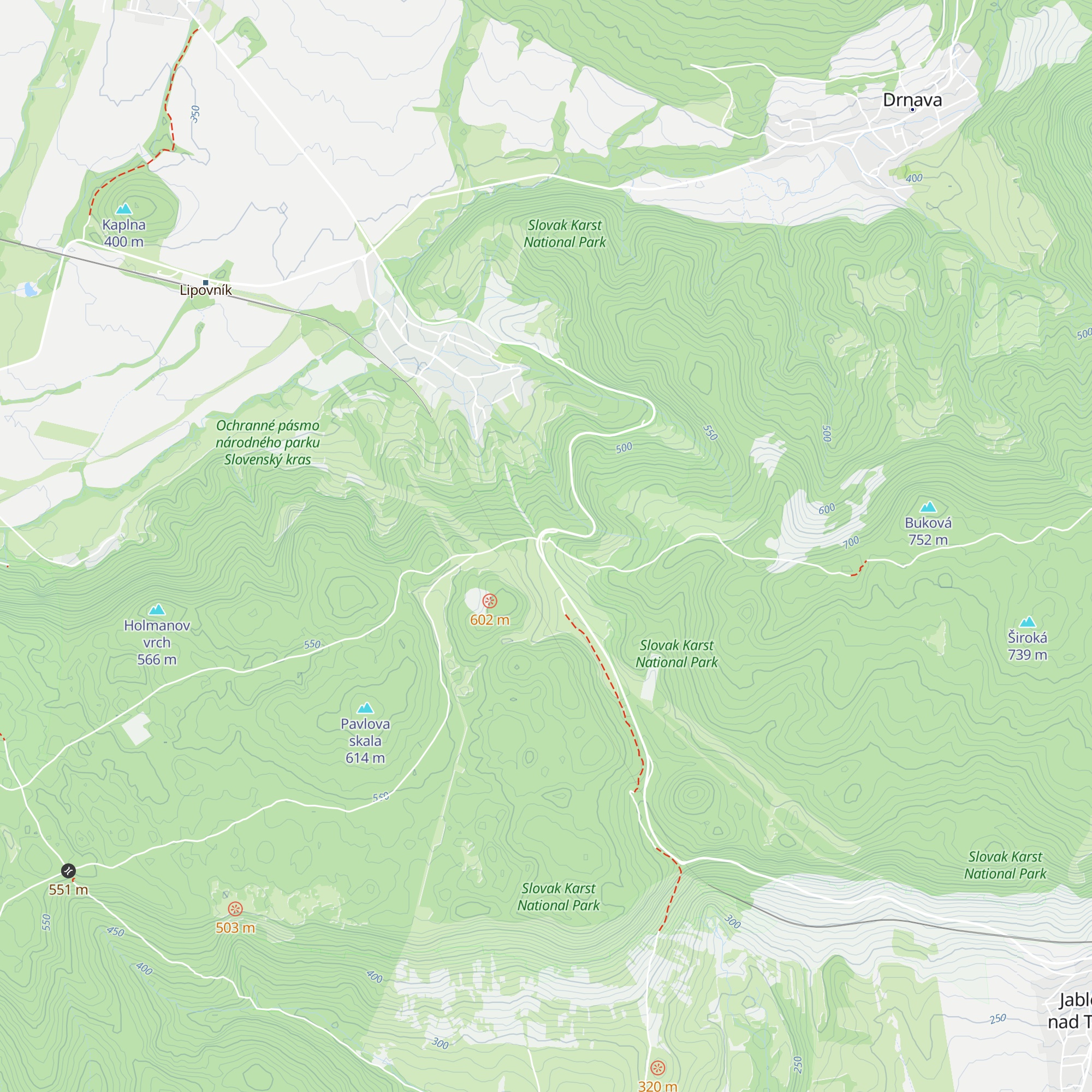 Koliba Soroška map