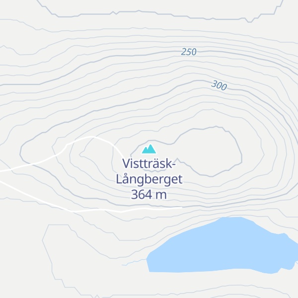 Map of Vistträsk-Långberget