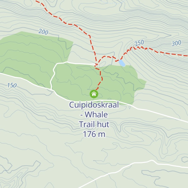 Map of Cuipidoskraal - Whale Trail hut