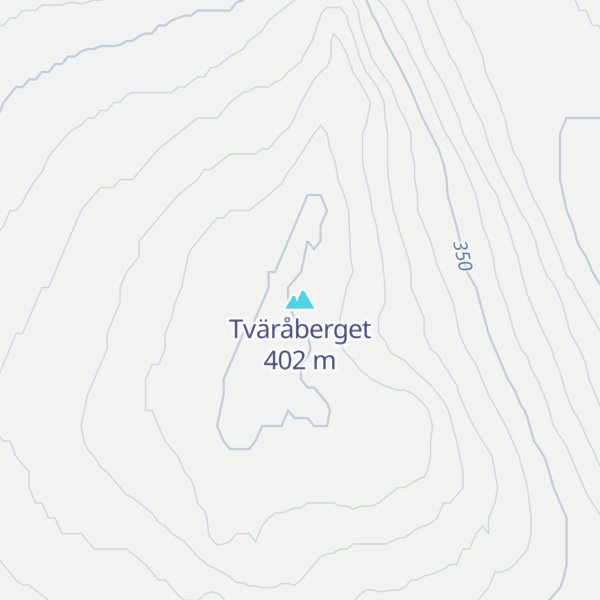 Map of Tväråberget