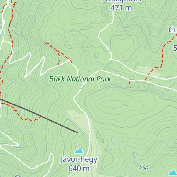 Map of Fehérkőlápai turistaház
