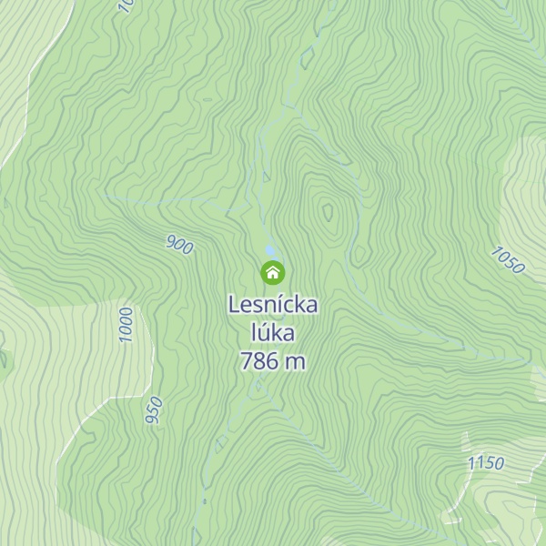 Map of Lesnícka lúka