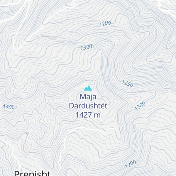 Map of Maja Dardushtët