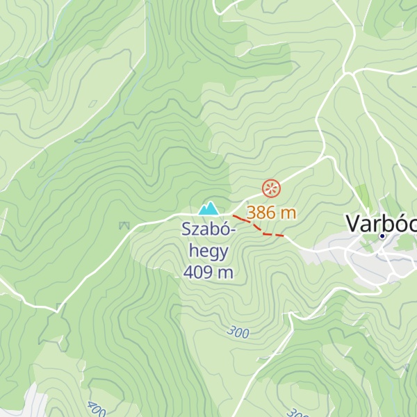 Map of Szabó-hegy