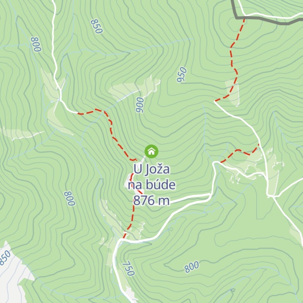 Map of U Joža na búde